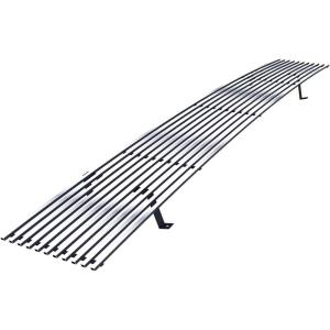 image:imageAPS Compatible with Nissan Pickup 19861997 Main Upper Stainless Steel Chrome Polished 8x6 Horizontal Billet Front Grill Grille Insert N85230S