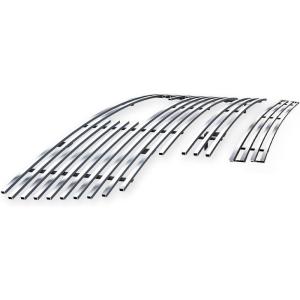 image:imageAPS Premium 304 Stainless Steel Chrome Horizontal Billet Grille Grill Insert Combo Compatible with GMC Sierra 1500 2500 3500 03 04 05 06 amp 07 Classic Logo Show Main Upper Top Lower Bumper N19C62976G