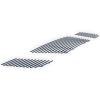 image:imageAPS Compatible with Nissan Titan 20082015 Main Upper Stainless Steel Black Mesh Rivet Studs Front Grill Grille Insert NL6520HChrome