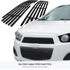 image:imageAPS Compatible with Chevy Sonic 20122016 Main Upper Stainless Steel SS Black Billet Front Grill Grille Insert S18H93966C