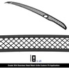 image:imageAPS Compatible with Ram 1500 20192024 Rebel amp 2124 TRX with Front Sensor Lower Bumper Stainless Steel Black Mesh Front Grill Grille Insert D75205KBlack