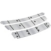 image:imageAPS Premium Stainless Steel Silver Horizontal Billet Grille Grill Insert Combo Compatible with Chevy Malibu 2008 2009 2010 2011 2012 Main Upper Lower Bumper N19C51016C