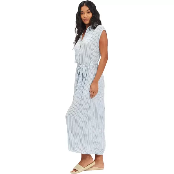 imageBillabong Womens Lovely Ways Button Front Midi DressBlue Stream