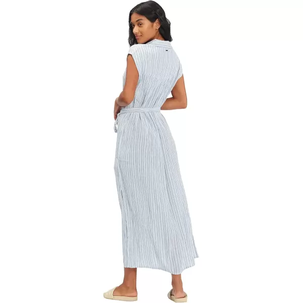 imageBillabong Womens Lovely Ways Button Front Midi DressBlue Stream