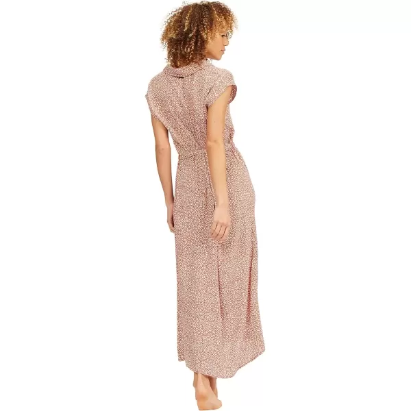 imageBillabong Womens Lovely Ways Button Front Midi DressRed Clay