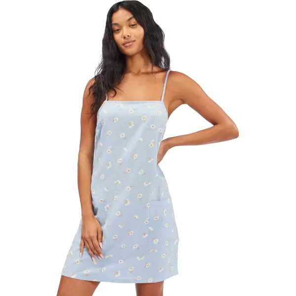 imageBillabong Womens Straight Round Woven Mini Sundress DressSweet Blue