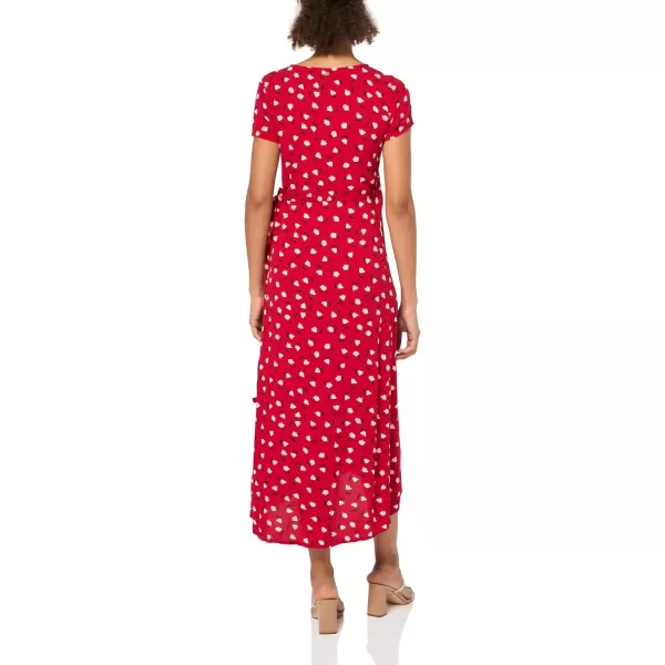 imageBillabong Womens Wrap Front Midi Length DressHavana Red