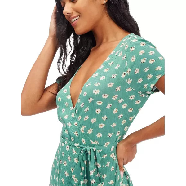 imageBillabong Womens Wrap Front Midi Length DressIsland Green