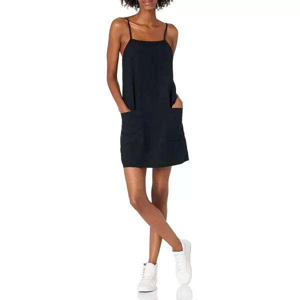 imageBillabong womens Straight Round Woven Mini Sundress DressBlack