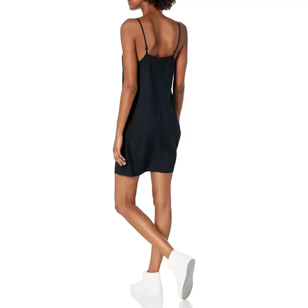 imageBillabong womens Straight Round Woven Mini Sundress DressBlack