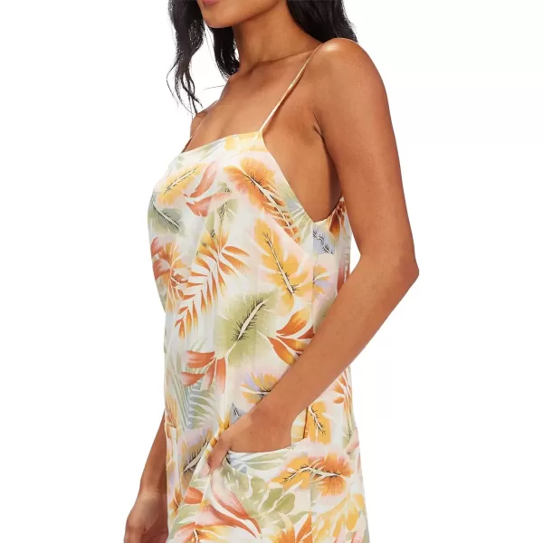 imageBillabong womens Straight Round Woven Mini Sundress DressWhiteMulti