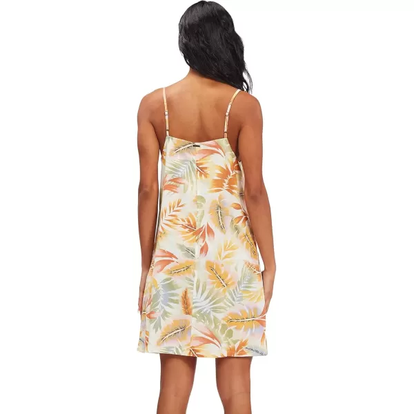 imageBillabong womens Straight Round Woven Mini Sundress DressWhiteMulti