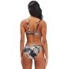 imageBillabong Womens Classic Banded Tri Bikini TopBlack Pebble Print