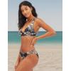 imageBillabong Womens Classic Banded Tri Bikini TopBlack Pebble Print