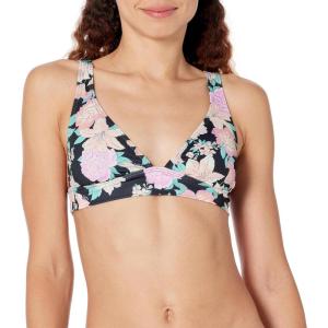 imageBillabong Womens Classic Banded Tri Bikini TopBlack Multi 1