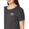 imageBillabong Womens Premium Short Sleeve Logo Graphic TeeHeritage Arch Off Black