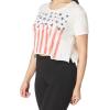 imageBillabong Womens Premium Short Sleeve Logo Graphic TeeSalt Crystal