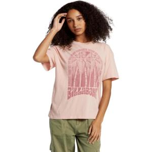 imageBillabong Womens Premium Short Sleeve Logo Graphic TeeDusty Peach