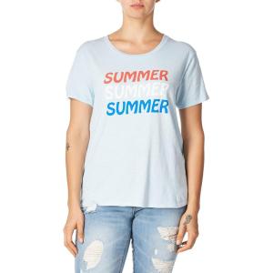 imageBillabong Womens Premium Short Sleeve Logo Graphic TeePurple