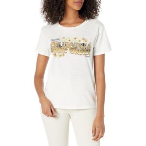 imageBillabong Womens Premium Short Sleeve Logo Graphic TeeSalt Crystal Made in Cali