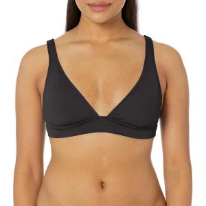 imageBillabong womens Aloha Banded Tri Bikini Top Black Pebble Large US