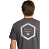 imageBillabong Mens Classic Short Sleeve Premium Logo Graphic Tee TShirtBlack Heather Access