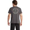 imageBillabong Mens Classic Short Sleeve Premium Logo Graphic Tee TShirtBlack Heather Rotor