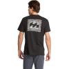 imageBillabong Mens Classic Short Sleeve Premium Logo Graphic Tee TShirtBlack Warp