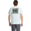 imageBillabong Mens Classic Short Sleeve Premium Logo Graphic Tee TShirtBlue Warp