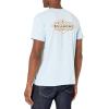 imageBillabong Mens Classic Short Sleeve Premium Logo Graphic Tee TShirtCoast Coastal Blue