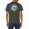 imageBillabong Mens Classic Short Sleeve Premium Logo Graphic Tee TShirtWalled Charcoal