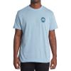 imageBillabong Mens Short Sleeve Premium Logo Graphic Tee TShirtDenim Heather