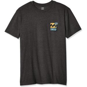 imageBillabong Mens Classic Short Sleeve Premium Logo Graphic Tee TShirtBbtv Black Heather