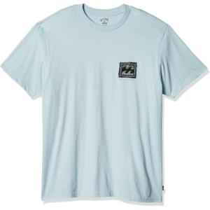 imageBillabong Mens Classic Short Sleeve Premium Logo Graphic Tee TShirtBlue Warp