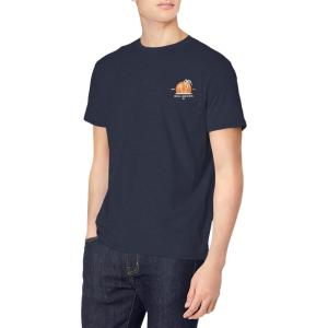 imageBillabong Mens Classic Short Sleeve Premium Logo Graphic Tee TShirtParadise Palms Navy