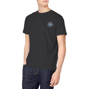 imageBillabong Mens Classic Short Sleeve Premium Logo Graphic Tee TShirtRotor Diamond Black