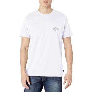 imageBillabong Mens Short Sleeve Premium Logo Graphic Tee TShirtWhite Checked