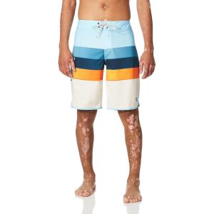 imageBillabong Mens Standard 73 Pro Boardshort 4Way Performance Stretch 20 Inch OutseamSky Blue Stripe