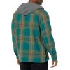 imageBillabong Mens Classic Hooded Baja Flannel ShirtDeep Teal 23