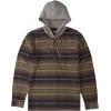 imageBillabong Mens Classic Hooded Baja Flannel ShirtStealth