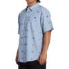 imageBillabong Mens Classic Sundays Woven Short Sleeve ShirtBlue Suede