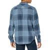 imageBillabong Mens Coastline Long Sleeve Flannel ShirtSlate Blue Plaid