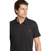 imageBillabong Mens Polo ShortSleeve Shirt Classic Polo Shirt with Button Closure ampamp Check PocketBlack Heather