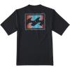 imageBillabong Mens Standard Classic Short Sleeve Loose Fit RashguardBlack Art Wave