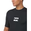 imageBillabong Mens Standard Classic Short Sleeve Loose Fit RashguardBlack Wave