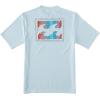 imageBillabong Mens Standard Classic Short Sleeve Loose Fit RashguardCoastal Blue Art Wave