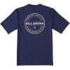 imageBillabong Mens Standard Classic Short Sleeve Loose Fit RashguardNavy Rotor
