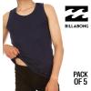 imageBillabong Mens Undershirts 5 Pack Lightweight Tank Tops for Men Classic Ribbed Cotton2 White  1 Navy 1 Grey  1 Blk