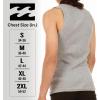 imageBillabong Mens Undershirts 5 Pack Lightweight Tank Tops for Men Classic Ribbed Cotton2 White  1 Navy 1 Grey  1 Blk