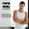 imageBillabong Mens Undershirts 5 Pack Lightweight Tank Tops for Men Classic Ribbed CottonWhite